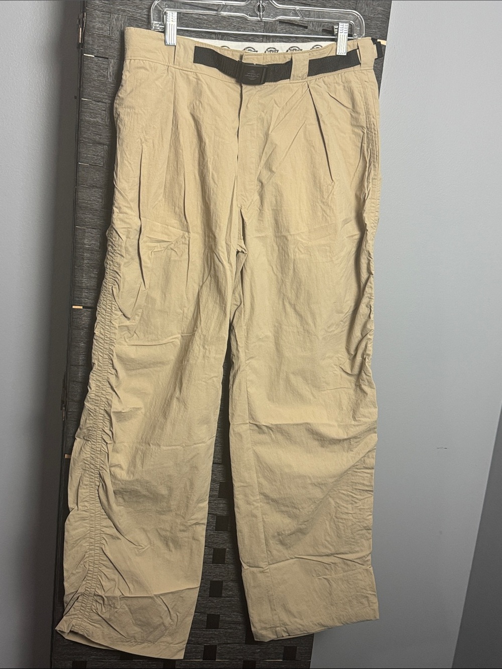 Dickies Khaki Cargo Pants Built-In Belt 34/32